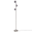 Beliani Floor Lamp RAMIS Metal Silver 3
