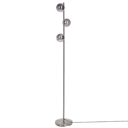 Beliani Floor Lamp RAMIS Metal Silver 2