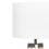 Beliani Floor Lamp BLUFF Pine Wood White 5