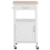 Beliani Kitchen Trolley SIENA White 8