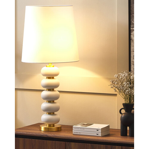 Beliani Table Lamp FRIO Metal White 1