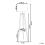 Beliani Floor Lamp BLUFF Pine Wood White 3