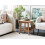 Beliani Side Table TULARE Wood Light Brown 2