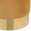 Beliani Pouffe SOPHIA Velvet Mustard 5