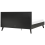 Beliani Bed Rattan MONPAZIER 160 x 200 cm (EU King Size) Black 4