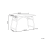 Beliani Garden Dining Table Folding MOLISE 120 cm 69 cm Bamboo Light Brown 3