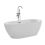 Beliani Freestanding Bathtub NEVIS 1500 x 750 mm White 6