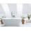 Beliani Freestanding Bathtub NEVIS 1500 x 750 mm White 2