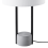 Beliani Table Lamp REMUS Metal White 6