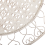 Beliani Bistro Table TRIESTE 70 cm 70 cm Metal Light Beige 8