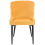 Beliani Set of 2 Dining Chairs SOLANO Velvet Yellow 5