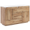 Beliani Home Office Desk 2 Door Sideboard GORAN White 4