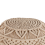 Beliani Pouffe Macramé KAYSERI Cotton Beige 6