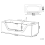 Beliani Corner Hot Tub with LED SAMANA 1530 x 710 mm White 3