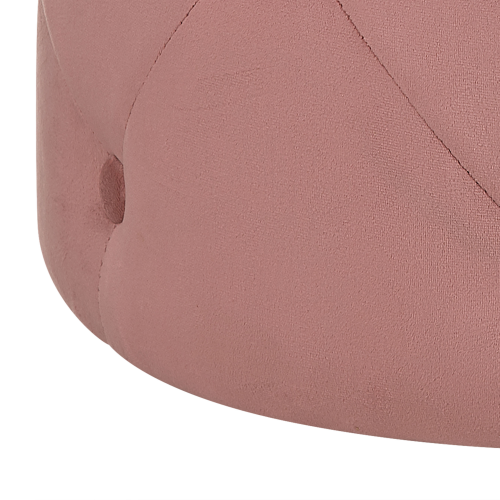 Beliani Pouffe COROLLA Velvet Pink 1