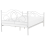 Beliani Bed Metal LYRA 140 x 200 cm (EU Double) White 12