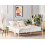 Beliani Bed Metal LYRA 140 x 200 cm (EU Double) White 2