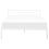 Beliani Bed Metal CUSSET 140 x 200 cm (EU Double) White 2