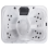 Beliani Outdoor Hot Tub with LED ARCELIA White 4