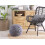 Beliani Pouffe Macramé KAYSERI Cotton Grey 2