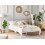 Beliani Bed Metal CUSSET 140 x 200 cm (EU Double) White 4