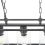 Beliani Pendant Lamp MUGER Metal Black 3