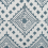 Beliani Throw Cushion CORDATA 45 x 45 cm Cotton Blue Oriental Pattern 6