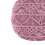 Beliani Pouffe Macramé KAYSERI Cotton Pink 5