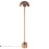 Beliani Floor Lamp MACASIA Metal Copper 4