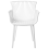 Beliani Set of 4 Garden Chairs PESARO White 5