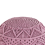 Beliani Pouffe Macramé KAYSERI Cotton Pink 4
