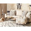 Beliani Throw Cushion MAYS Cotton 45 x 45 cm White Geometric Pattern 2