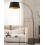 Beliani Floor Lamp YABUS Metal Black 2