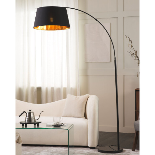 Beliani Floor Lamp YABUS Metal Black 1