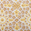 Beliani Throw Cushion LYCROIS 45 x 45 cm Cotton Yellow Floral Pattern 8
