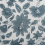 Beliani Throw Cushion RUMEX 45 x 45 cm Cotton Blue Floral Pattern 10