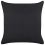 Beliani Throw Cushion RICINUS 45 x 45 cm Velvet Black Oriental Pattern 5