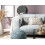Beliani Throw Cushion KIRIKKALE Cotton 30 x 45 cm Grey Geometric Pattern 2