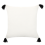 Beliani Throw Cushion MAYS Cotton 45 x 45 cm White Geometric Pattern 4