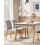 Beliani Set of 2 Dining Chairs PHOLA Fabric Grey 2