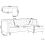 Beliani Corner Sofa 3 Seater FLEN Velvet Grey Left Hand 3