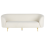 Beliani Sofa 3 Seater LOEN Boucle White 4
