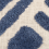 Beliani Throw Cushion JACARANDA 45 x 45 cm Cotton Blue Geometric Pattern 14