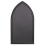 Beliani Wall Mirror TRELLY 62 cm 113 cm Metal Black 2