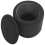 Beliani Storage Pouffe MARYLAND Faux Leather Black 5