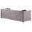 Beliani Corner Sofa 3 Seater FLEN Velvet Grey Left Hand 5