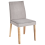 Beliani Set of 2 Dining Chairs PHOLA Fabric Grey 4