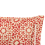 Beliani Throw Cushion CEIBA 45 x 45 cm Cotton Red Geometric Pattern 4