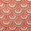 Beliani Throw Cushion RHUS 45 x 45 cm Cotton Red Geometric Pattern 7