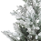Beliani Artificial Snowy Christmas Tree BRISCO 180 cm White 8